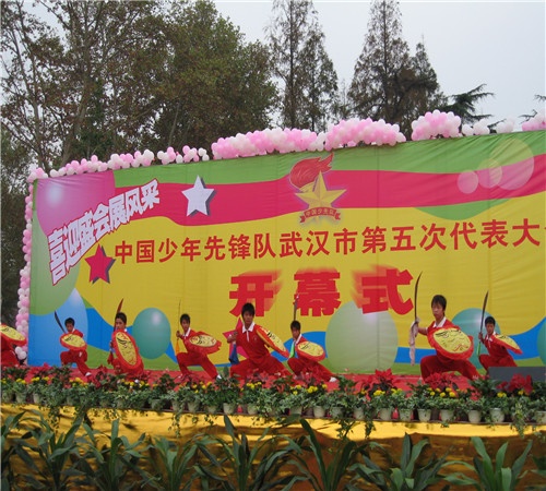 武汉市少代会开幕表演
