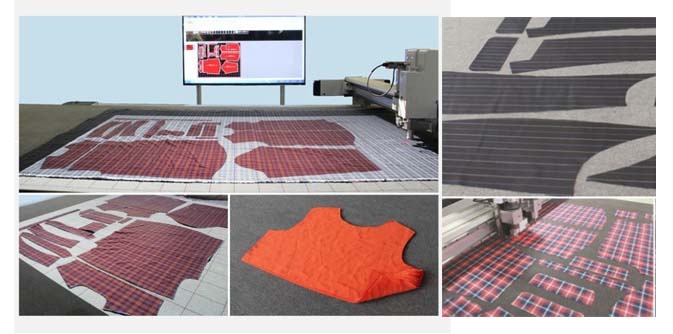 服装面料裁切案例