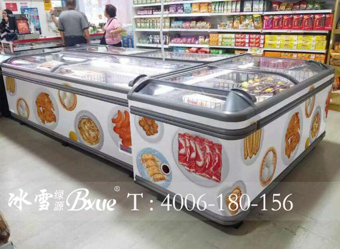 超市低温组合岛柜