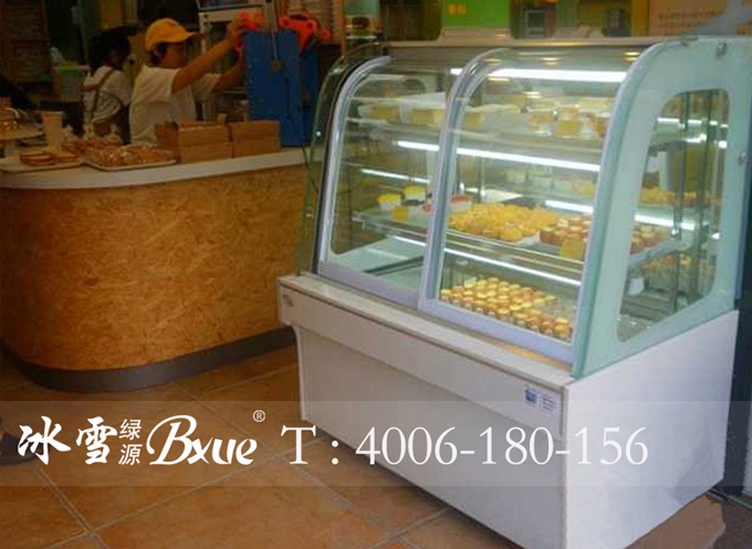 欧式前开门蛋糕柜