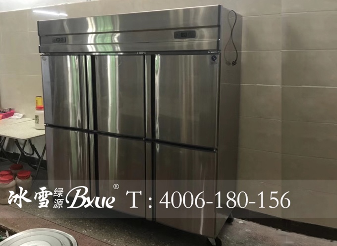 六门双温不锈钢冰柜