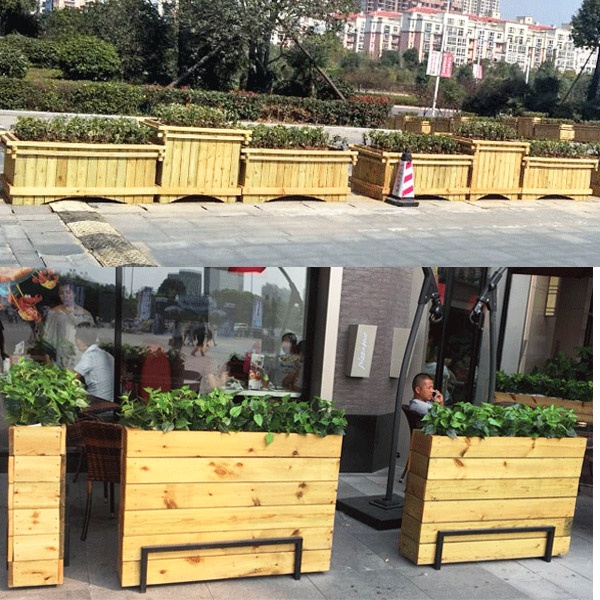 防腐木花箱单款