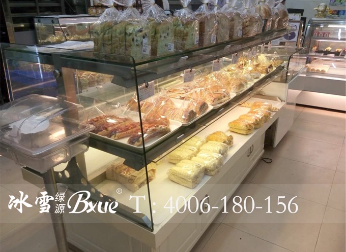 木质面包中岛柜