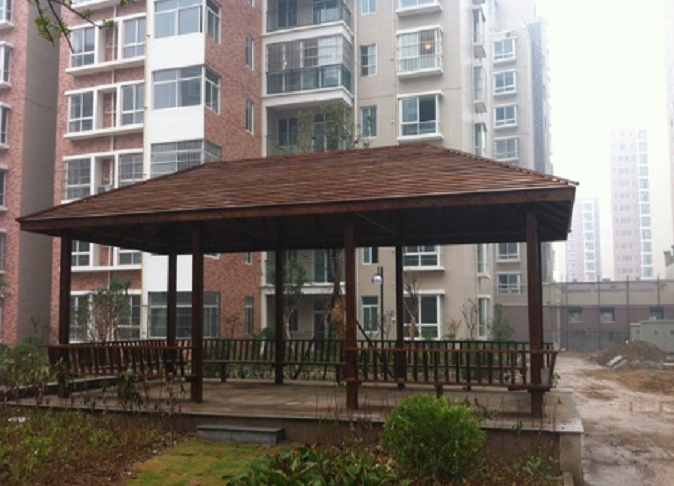 防腐木凉亭