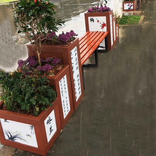 书香门第UV座椅花箱