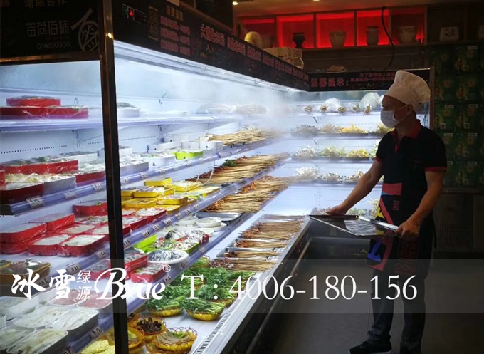 转角分体式串串展示柜