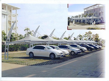 膜结构停车棚