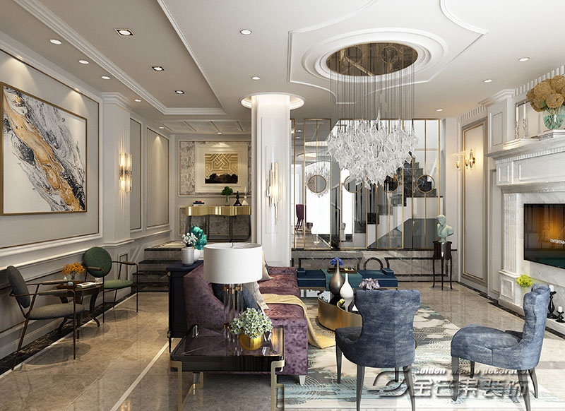 轻奢风格装修案例