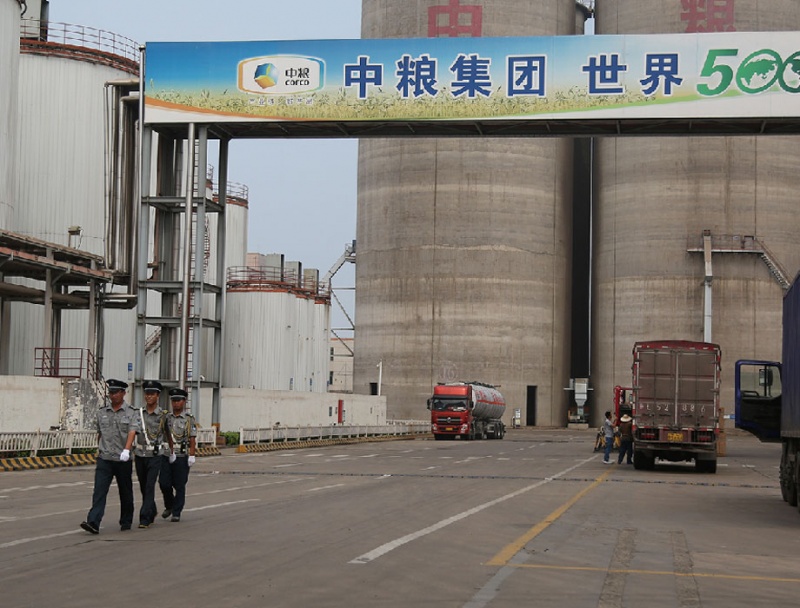 中粮集团巡逻现场