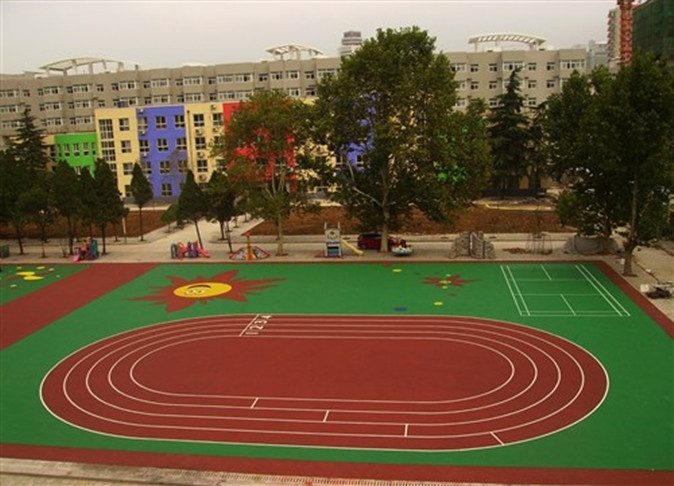 幼儿园塑胶地面8
