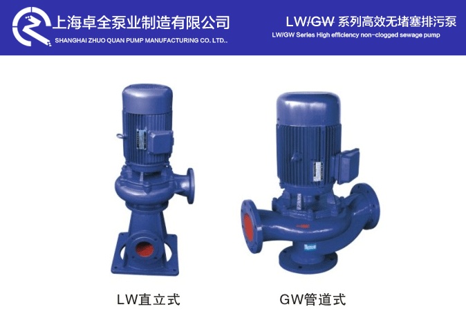 GW/LW管道排污泵