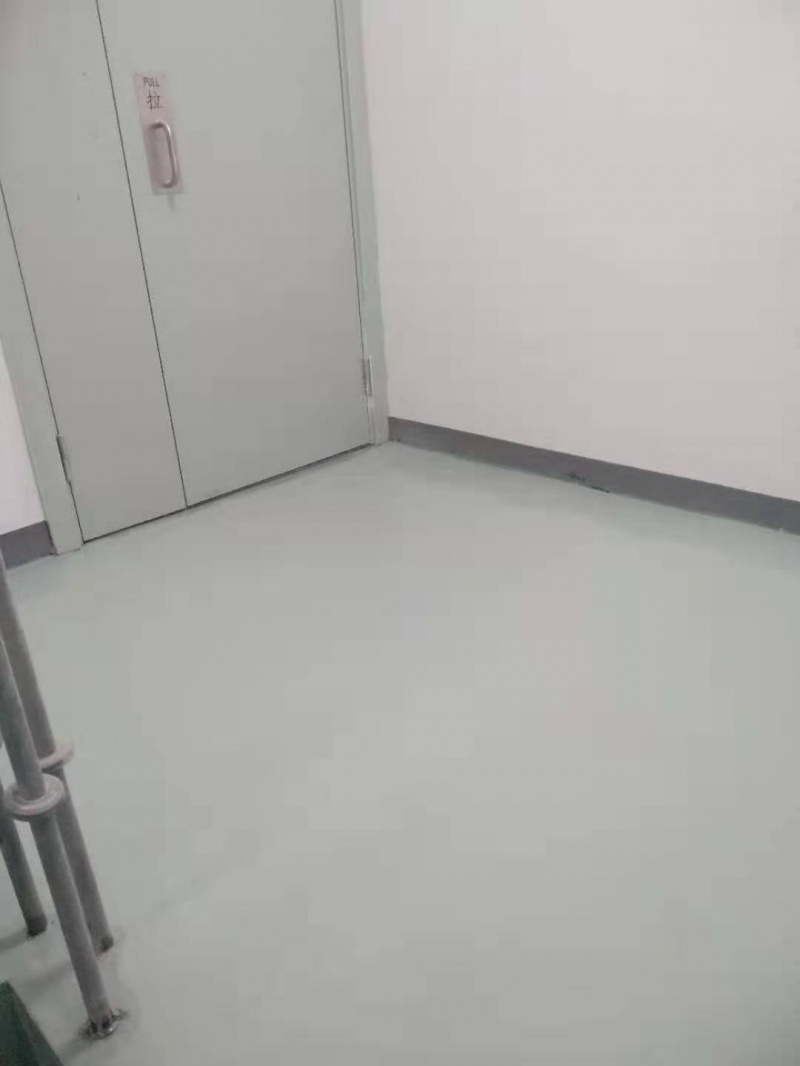 水性环氧地坪施工现场
