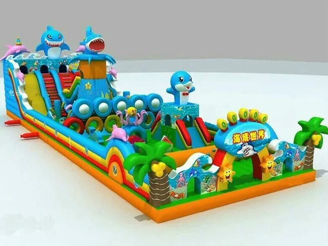 海底世界充气城堡蹦蹦