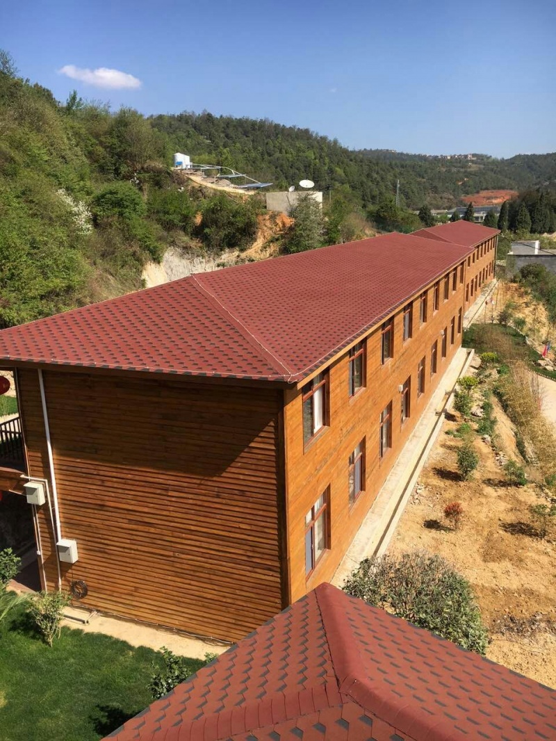 双层木结构木屋