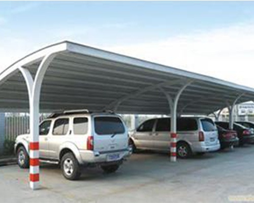 阳光板汽车棚