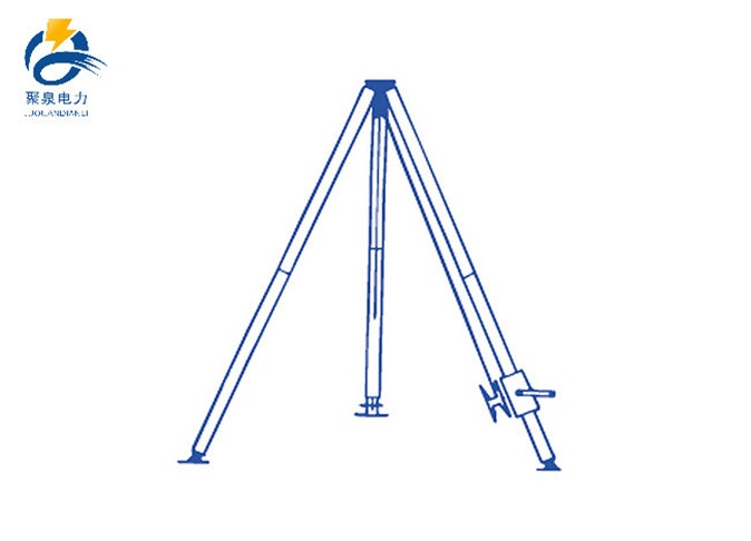 铝合金圆管式三脚抱杆