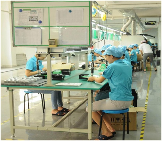 产品加工流水线