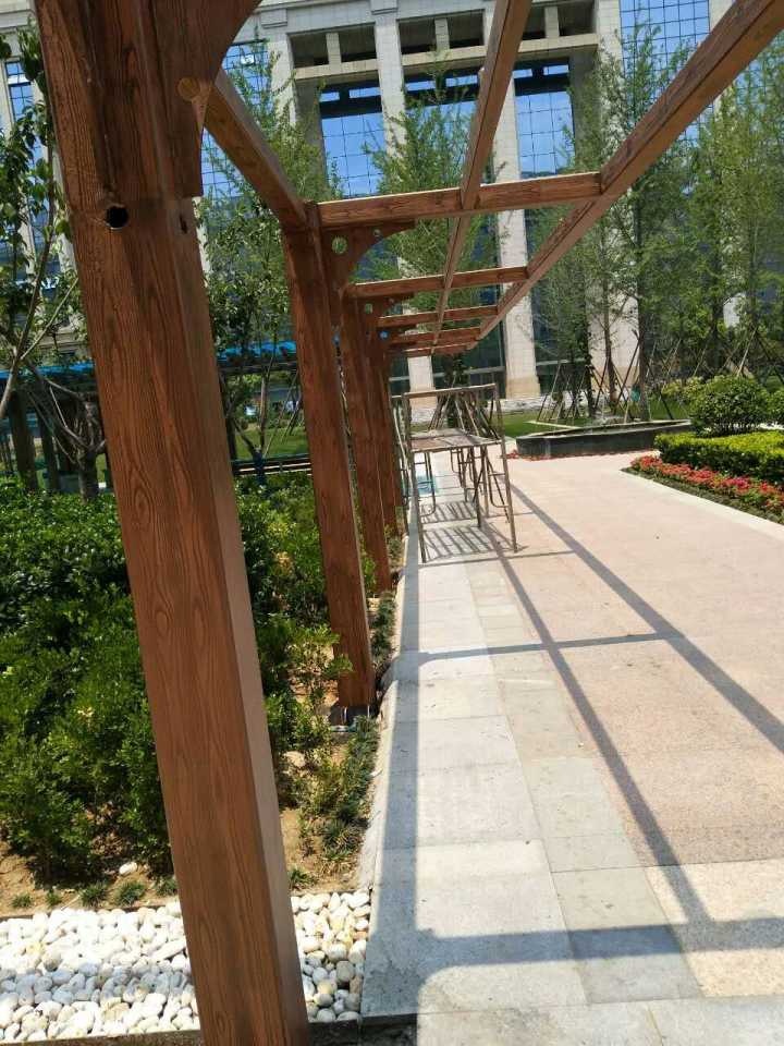 凉亭木纹漆