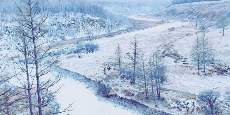 漠河雪景