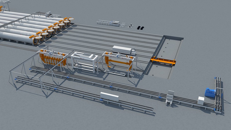 加气混凝土砌块生产线