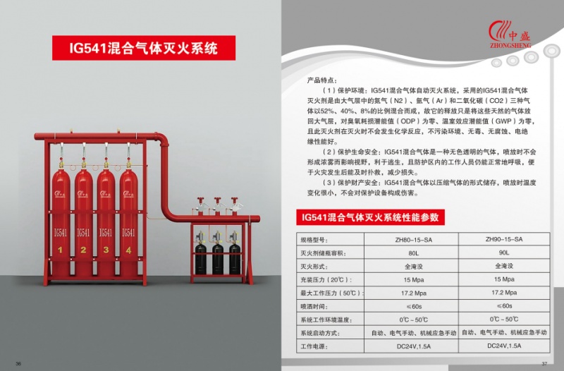 IG541混合气体灭火系统