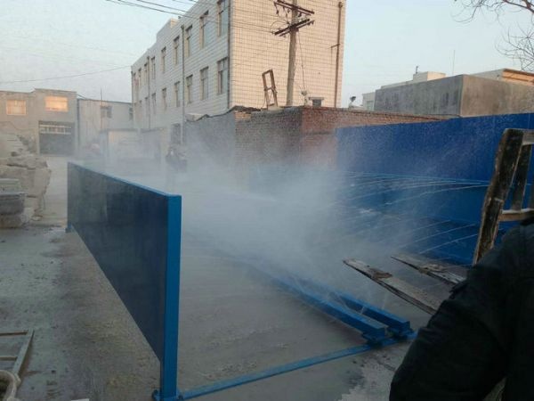 简易免底盘自动洗轮机