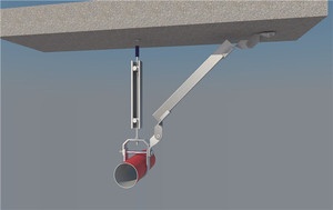 单管单向抗震支架