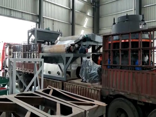 圆锥式破碎石料线发货