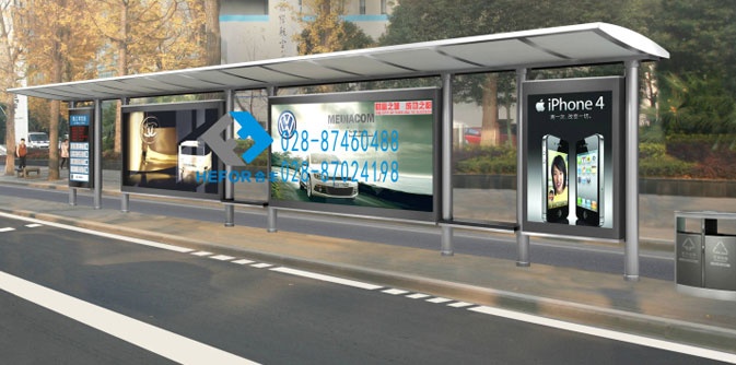 不锈钢公交站台灯箱