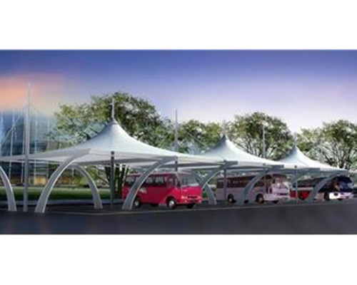 长葛市政府膜结构停车