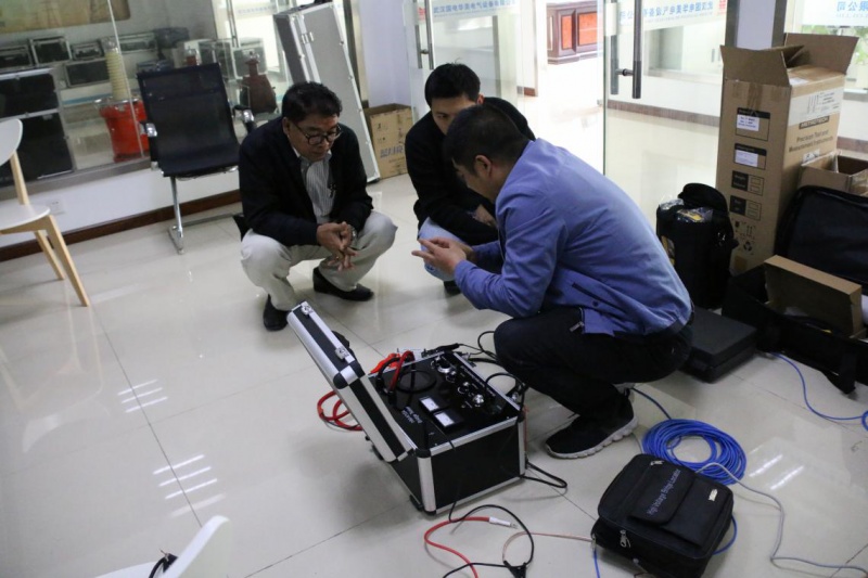 我司电缆故障测试设备顺利通过缅甸客户验收