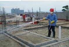 白蚁新建预防施工现场
