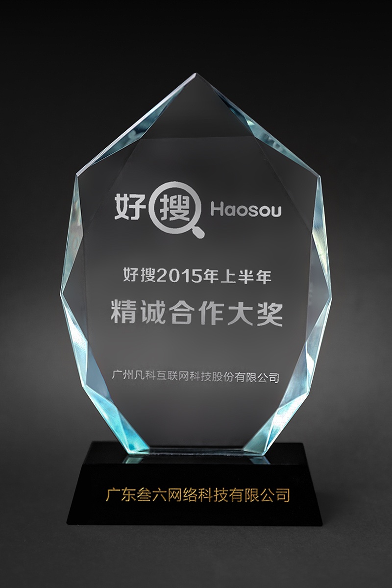 好搜精诚合作大奖