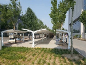 英轩重工膜结构车棚