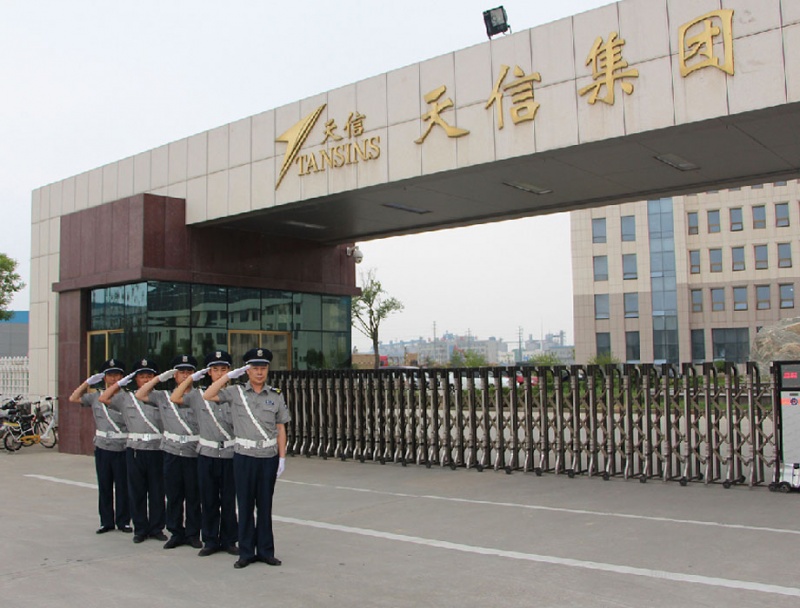 天信集团门岗现场