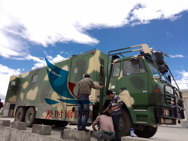 车载升降避雷针