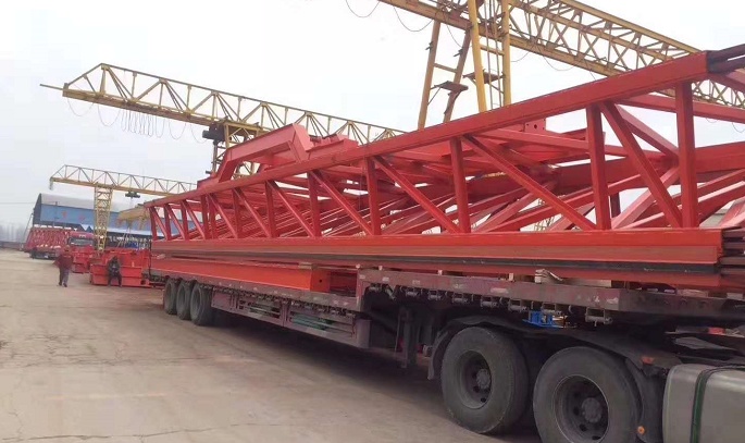 180吨架桥机发往浙江台州项目工地