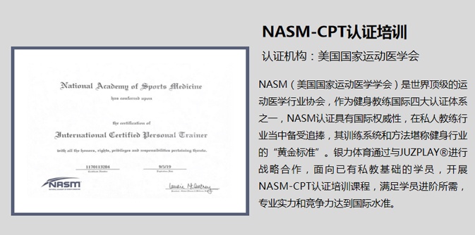 NASM-CPT认证